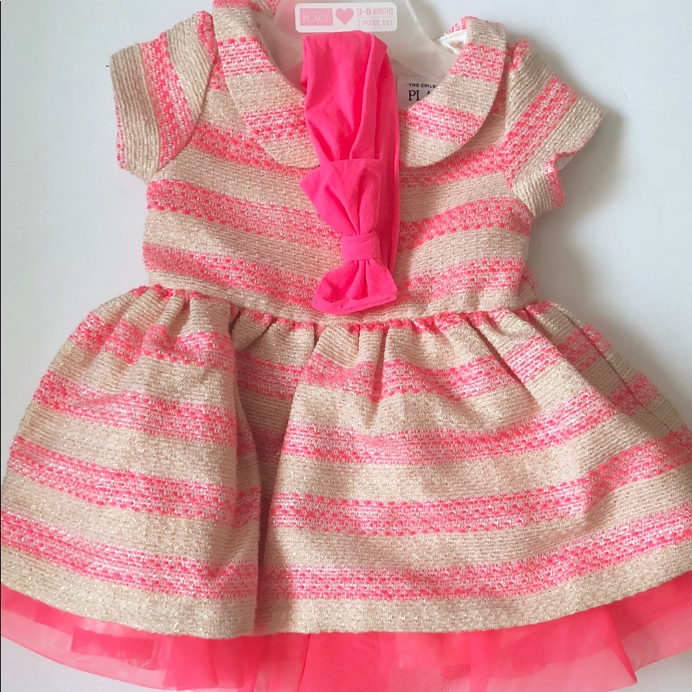 Pink Easter Dress 0-3 months NWT